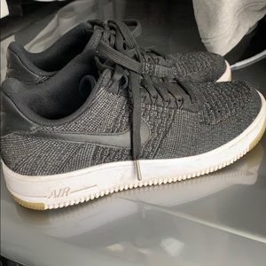 Nike black Air Force Ones